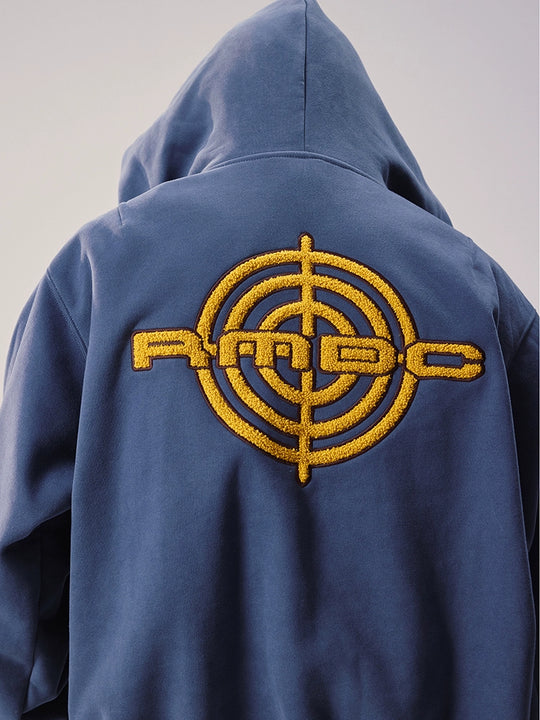 Remedy Terry Embroidery Zip Up Hoodie | Face 3 Face