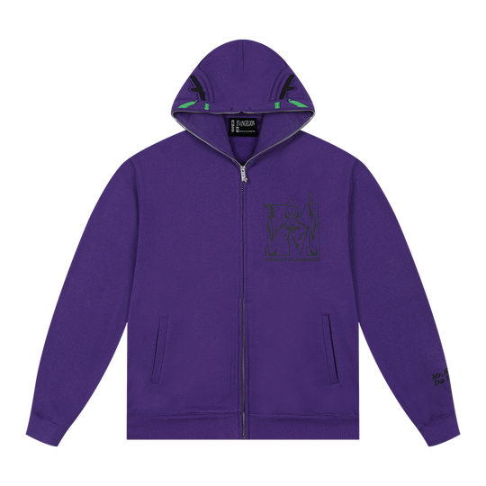 MEDM x EVA Unit-00, Unit-01, Unit-02 Mecha Design Zip-Up Hoodie | Face 3 Face