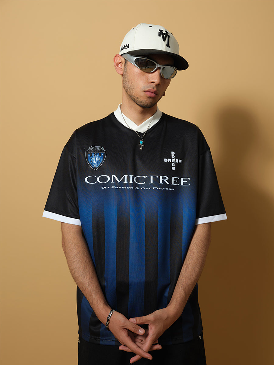 ComicTree C.t Gradient V-Neck Soccer Jersey | Face 3 Face