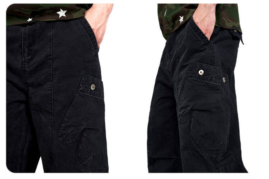 F3F Select Black Utility Baggy Cargo Pants | Face 3 Face