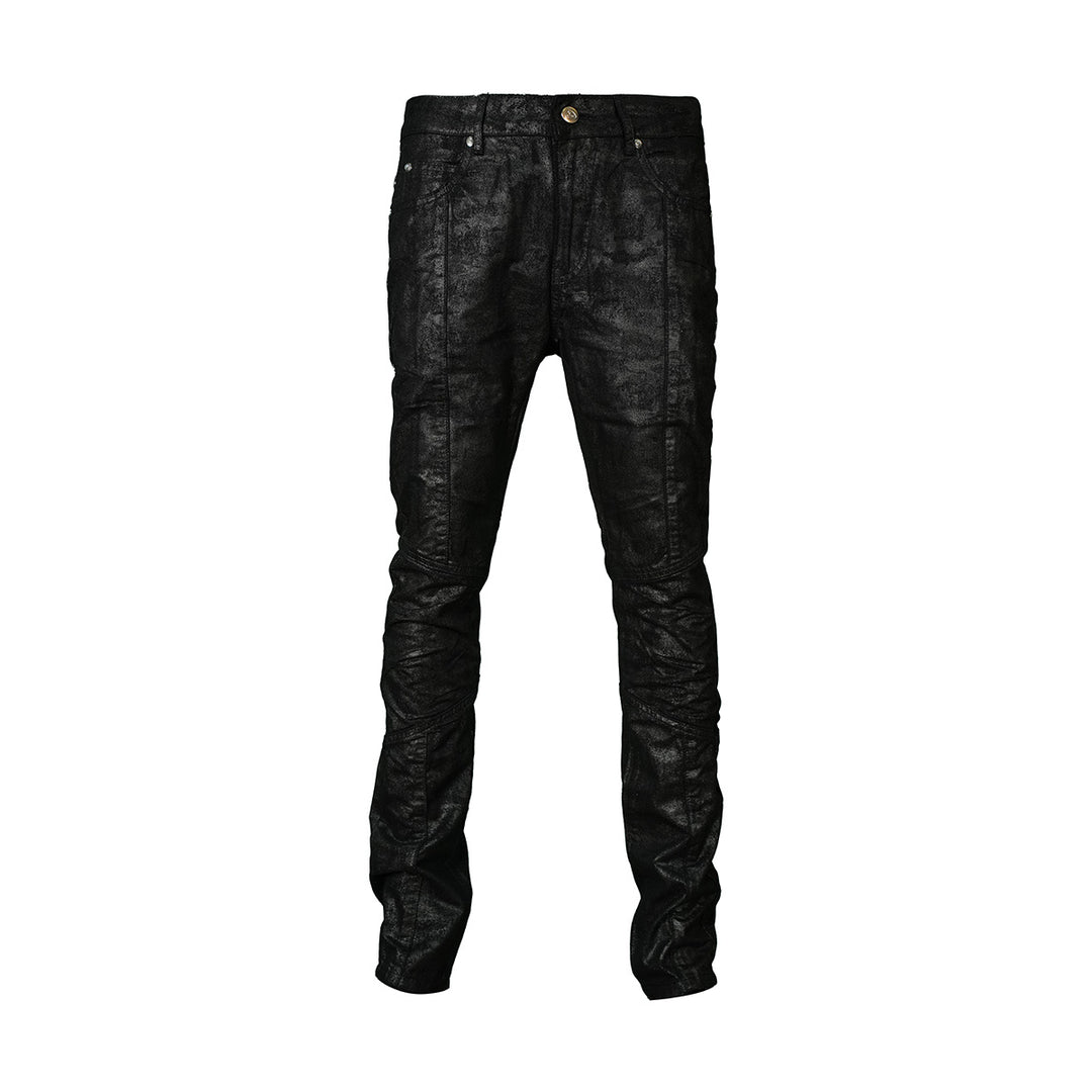 TGFCLUB Coated Wax Slim Fit Jeans | Face 3 Face