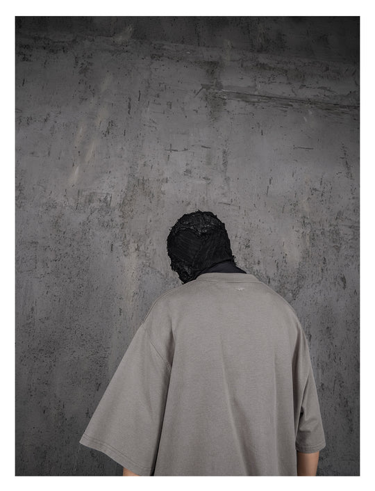 UNDERWATER Gray Sand-Washed Basic Faded Tee | Face 3 Face