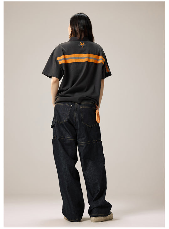 Remedy Cocktail Glass Girl Embroidery Polo Shirt | Face 3 Face