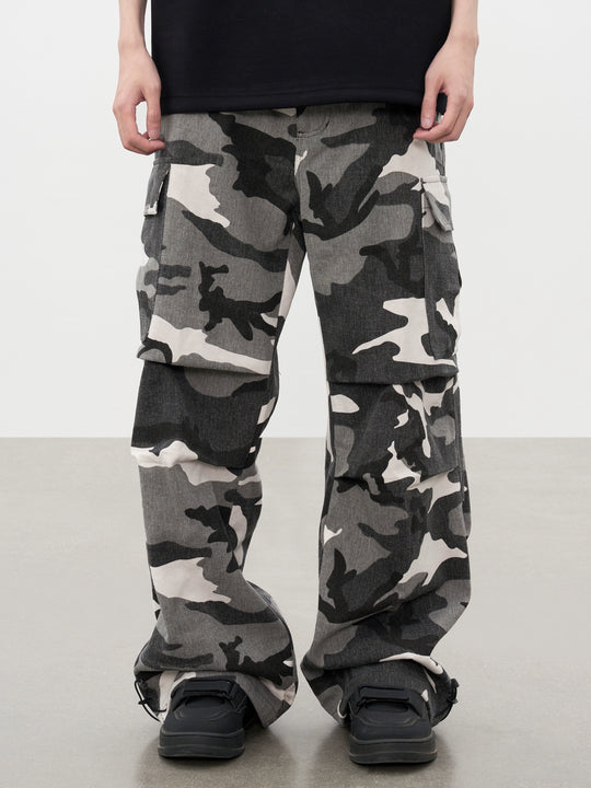 AFGK Camouflage Multi Pocket Work Cargo Pants | Face 3 Face