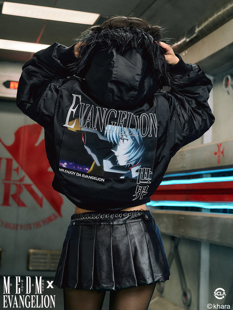 MEDM x EVA Unit-00 Famous Scene Bomber Down Jacket | Face 3 Face