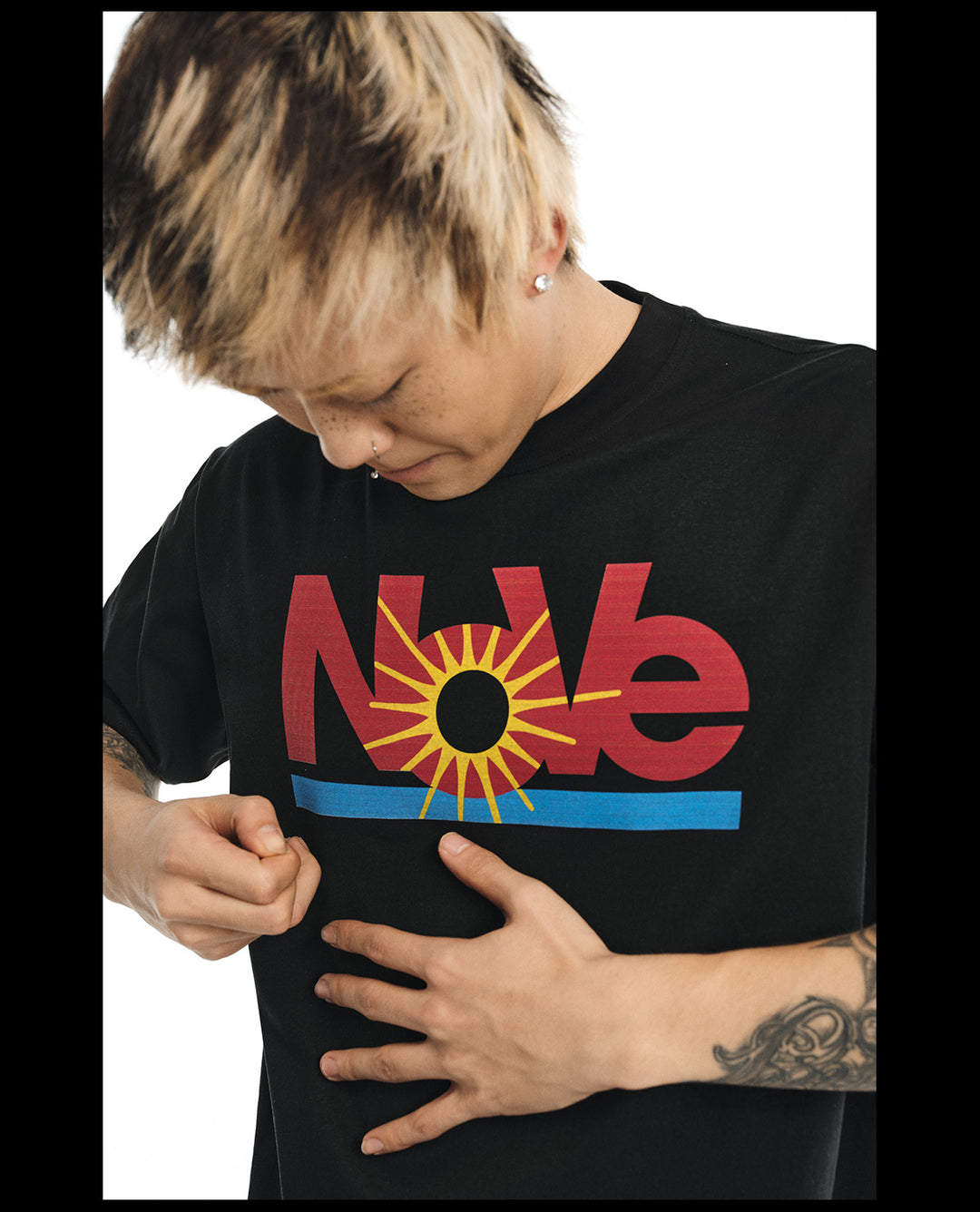 NOVACAM Inspired Logo Print Tee | Face 3 Face