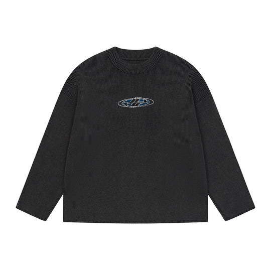 Harsh and Cruel Logo Crewneck Knit Sweater