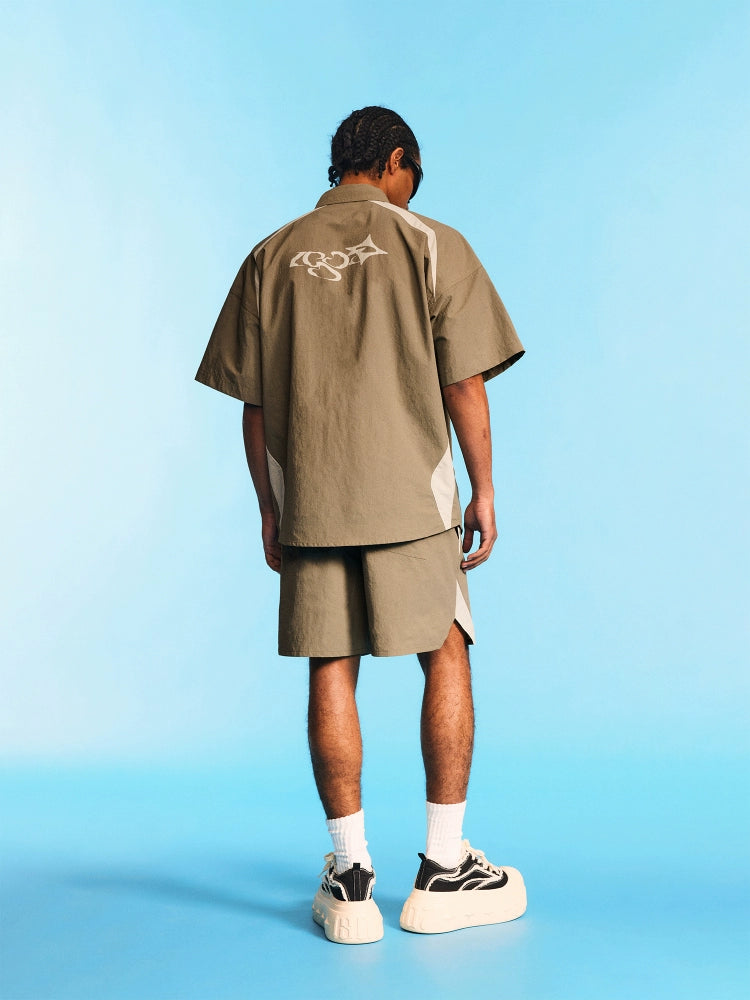 1807 Ripstop Patchwork Short Sleeve Shirt | Face 3 Face