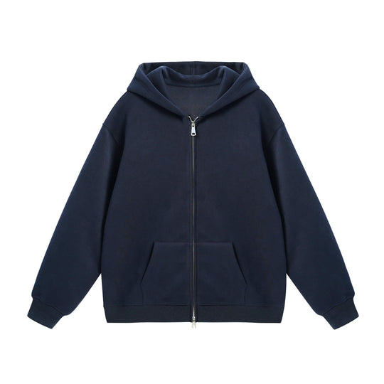 JHYQ Heavyweight Essential Double Zipper Hoodie | Face 3 Face