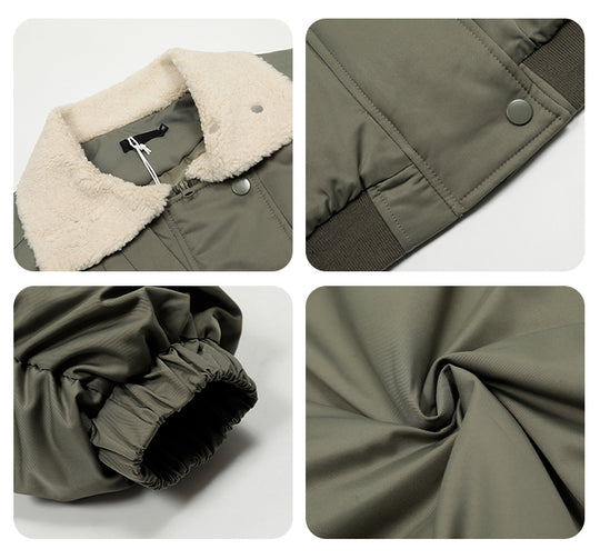F3F Select Fur Collar MA-1 Bomber Flight Jacket | Face 3 Face