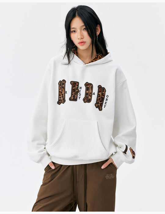 MEDM Leopard Faux Fur Layered Hoodie | Face 3 Face
