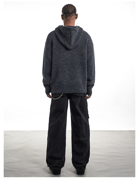 F3F Select Zip Up Knit Hoodie | Face 3 Face