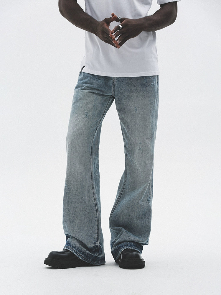 UNTILWERICH Vintage Washed Flared Jeans | Face 3 Face