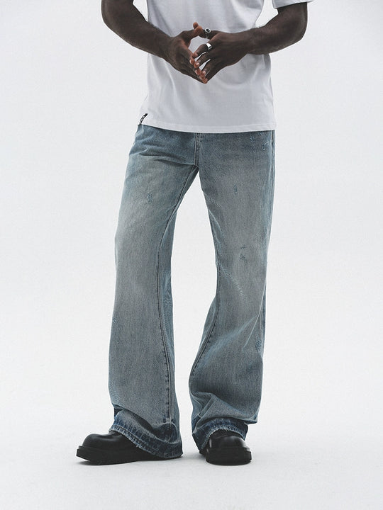 UNTILWERICH Vintage Washed Flared Jeans | Face 3 Face