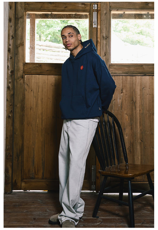 Remedy Metal Wax Seal Chain Embroidered Hoodie | Face 3 Face