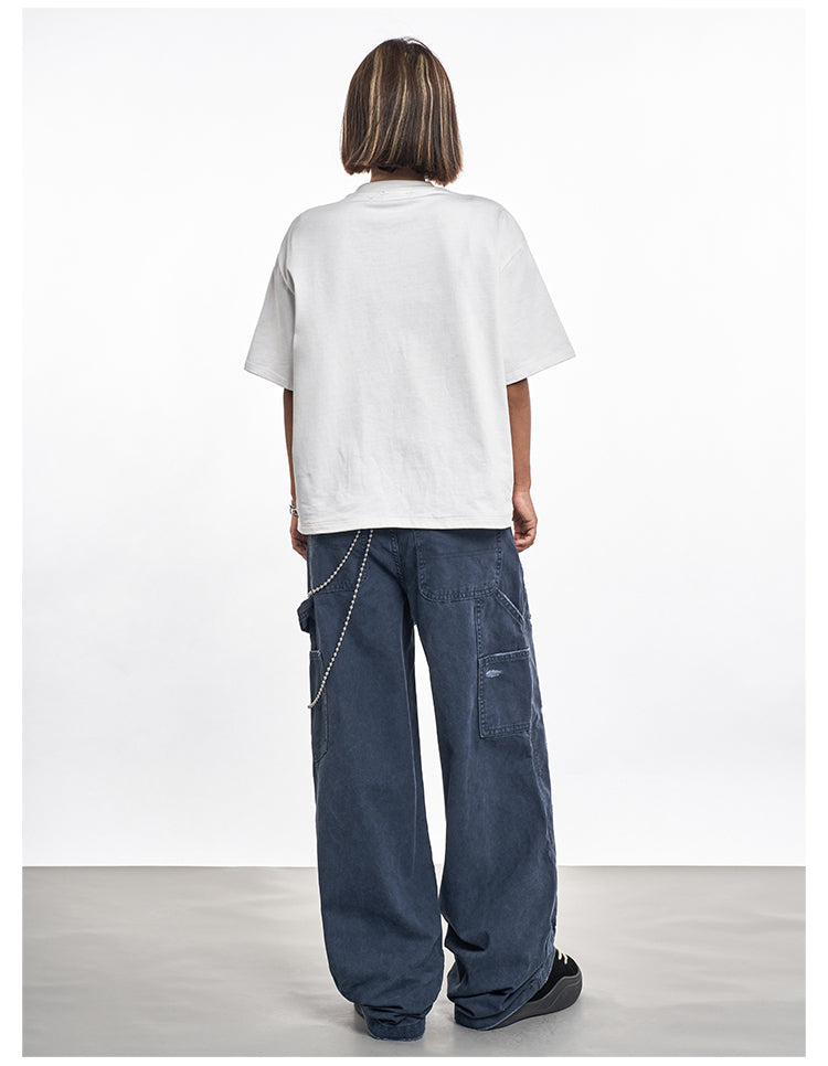 F3F Select Frayed Double Knee Work Painter Pants | Face 3 Face