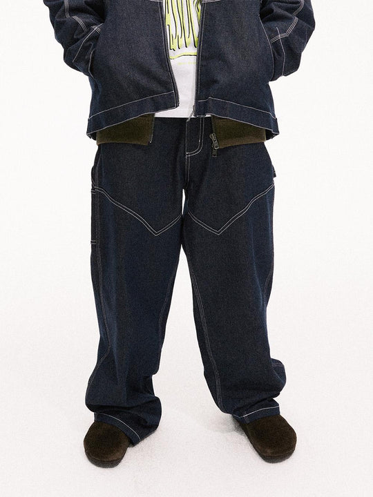 MHARF Indigo Denim Work Jeans | Face 3 Face