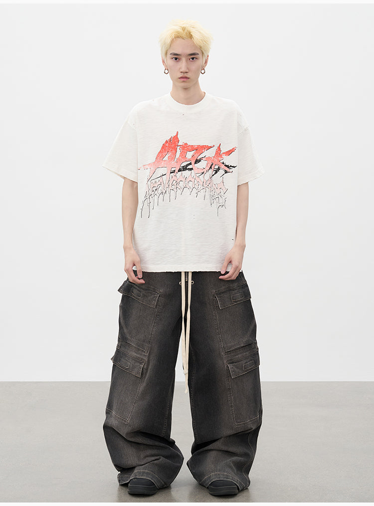 AFGK Vintage Rock Print Tee | Face 3 Face