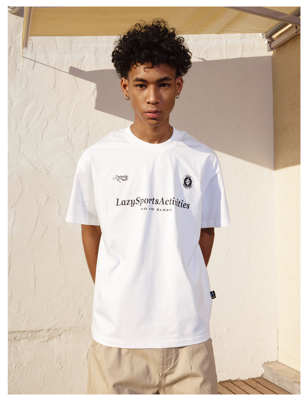 Remedy Letters and Patch Print Cool Touch Tee | Face 3 Face