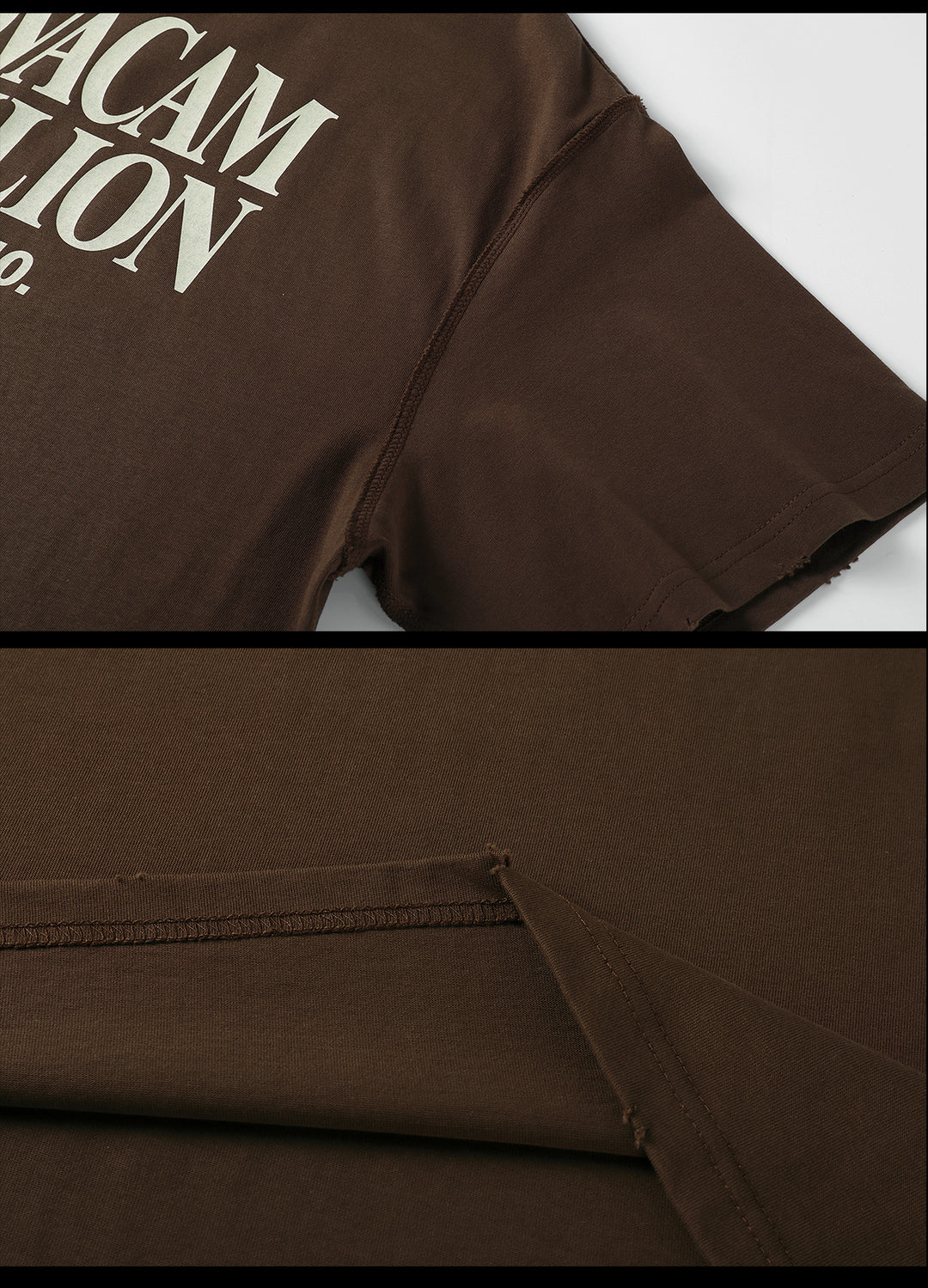 NOVACAM Simple Logo Reverse Stitching Tee | Face 3 Face