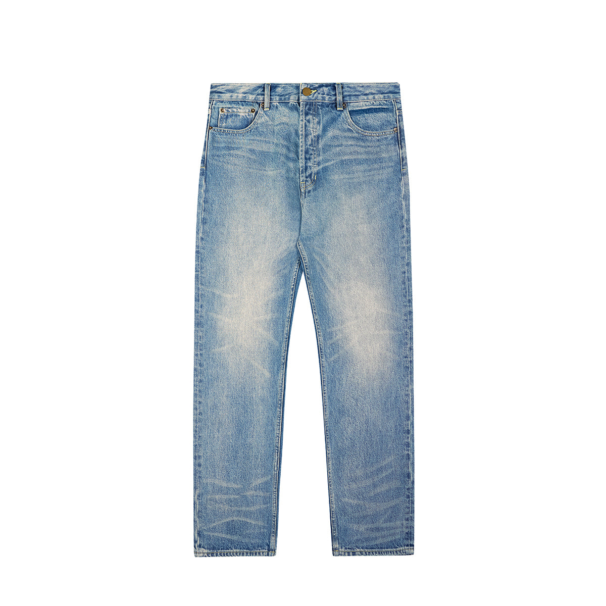 MHARF Light Blue Washed Cat Whiskers Jeans | Face 3 Face