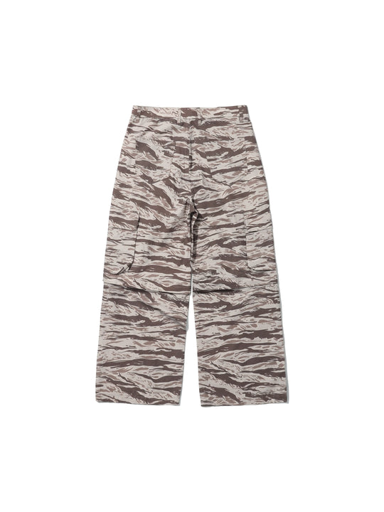 LIBERAFIT Tiger Camo 3D Patch Pocket Zip Off Cargo Pants | Face 3 Face