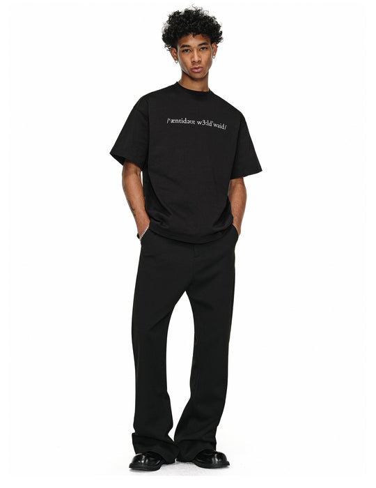 ANTIDOTE Black Flared Suit Pants | Face 3 Face