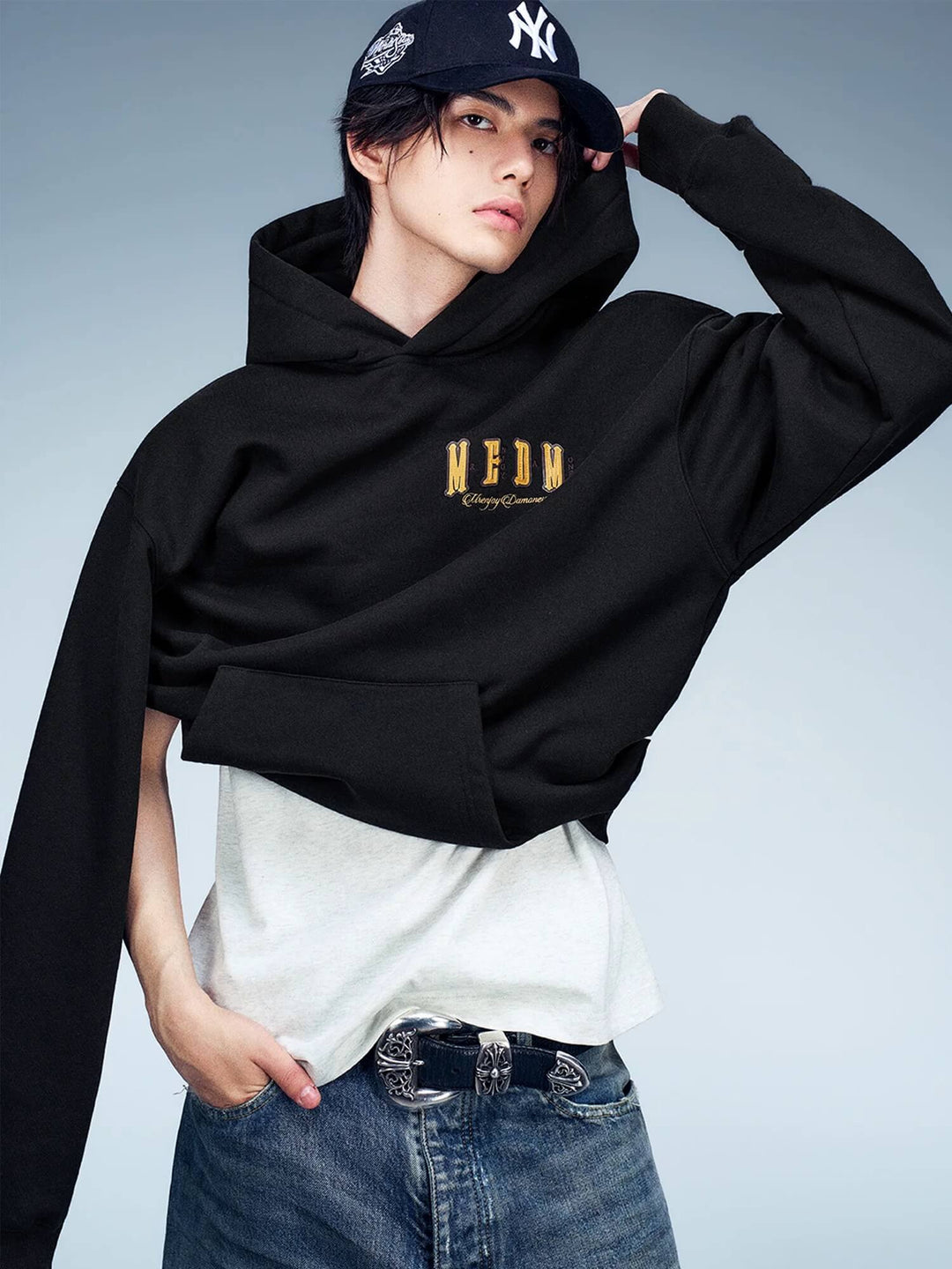 MEDM Camouflage Embroidered Patch Hoodie | Face 3 Face