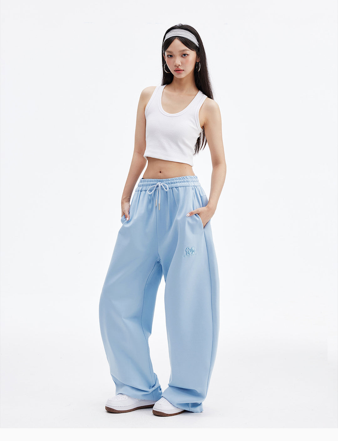 MEDM Wide Leg Sports Sweatpants | Face 3 Face