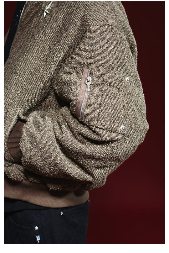 Remedy Textured MA-1 Bomber Jacket | Face 3 Face