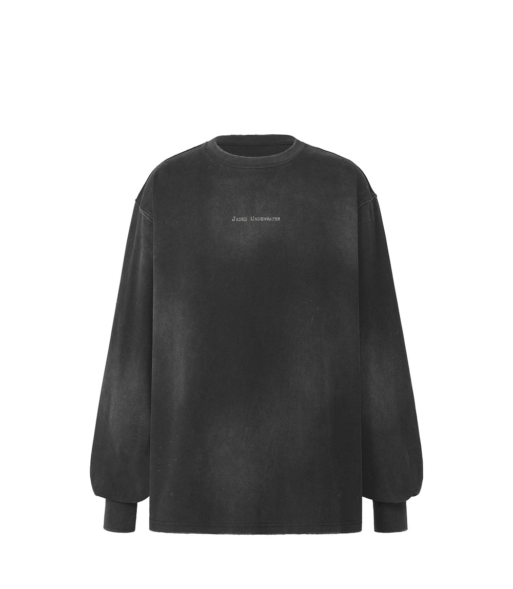 UNDERWATER Light Shadow Printed Long Sleeve Tee