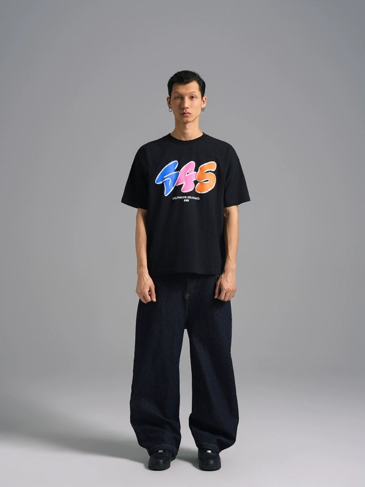 S45 Letter Graffiti Logo Tee | Face 3 Face