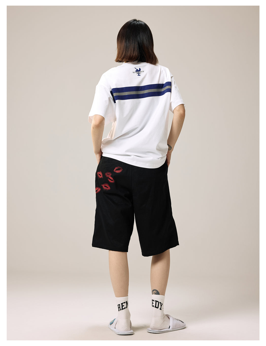 Remedy Cocktail Glass Girl Embroidered Tee | Face 3 Face