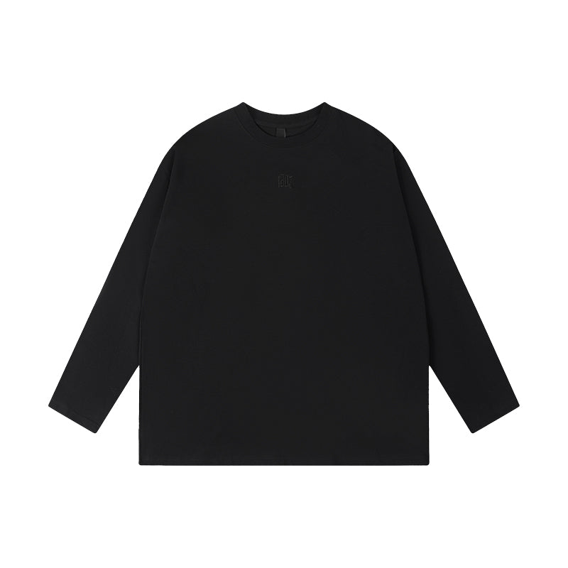 1807 Glossy Logo Print Long Sleeve Tee | Face 3 Face