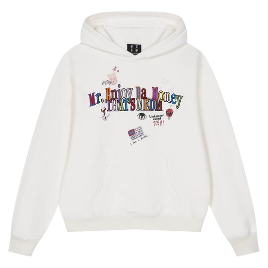 MEDM 3D Colorful Graffiti Logo Embroidered Hoodie | Face 3 Face