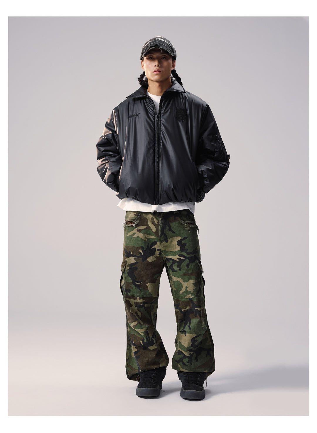 Remedy Number Patch Embroidered MA-1 Bomber Jacket | Face 3 Face