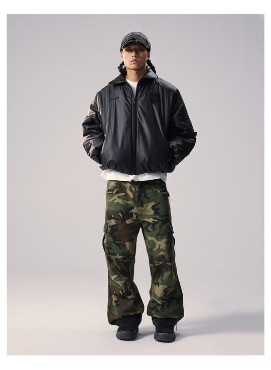 Remedy Number Patch Embroidered MA-1 Bomber Jacket | Face 3 Face