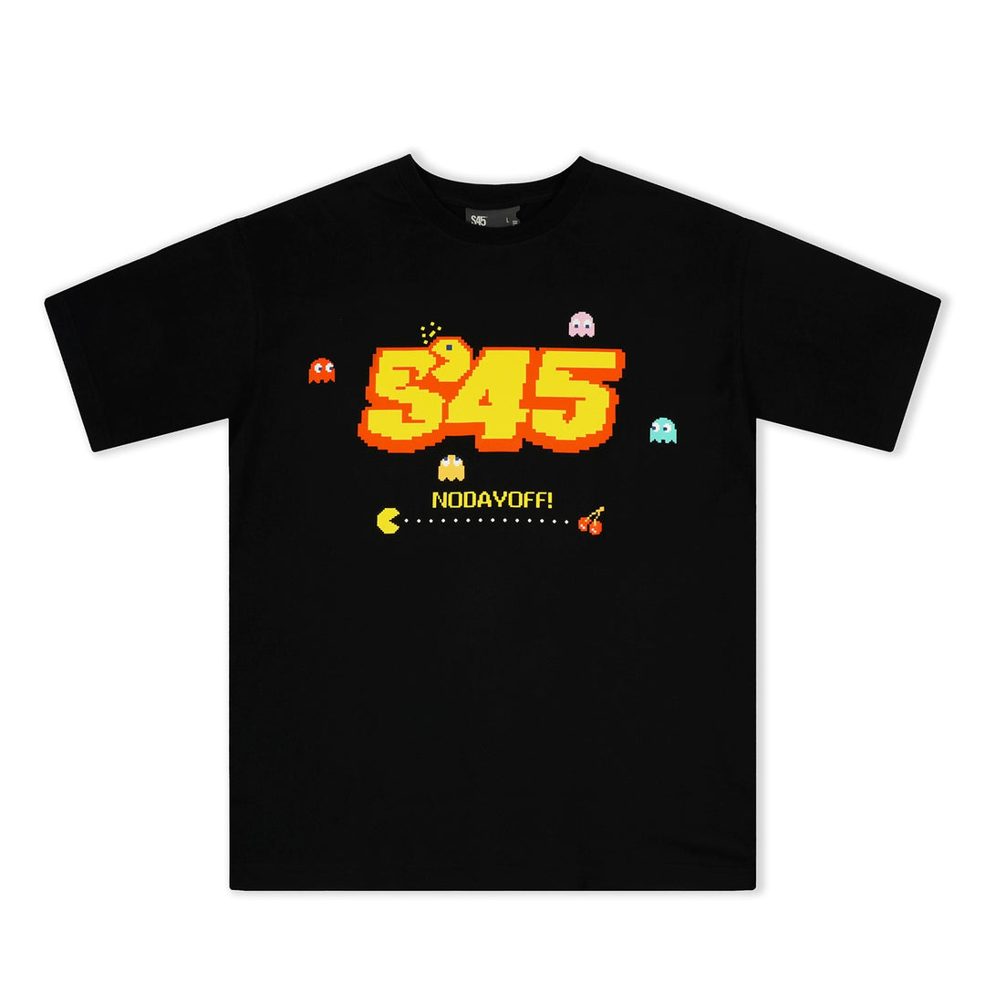 S45 Pacman Game Logo Tee | Face 3 Face
