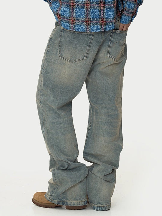 EVILKNIGHT(EK) Washed Distressed Utility Jeans | Face 3 Face