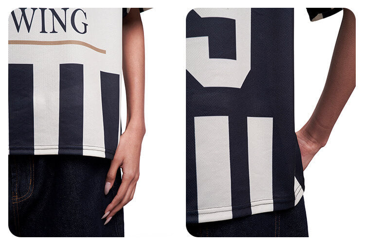 F3F Select Parody Striped Short Sleeve Soccer Jersey | Face 3 Face