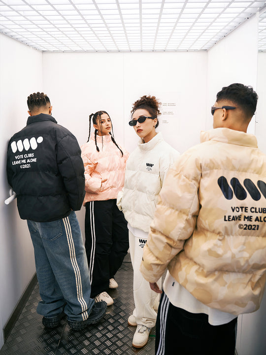 VOTE VVVVOTE Stand Up Collar Camouflage Jacket