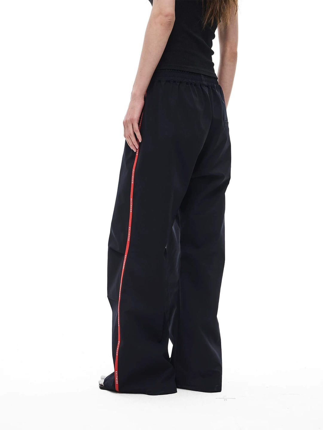 EXITMODE BY BLIND NO PLAN Side Webbing Pleated Track Pants | Face 3 Face