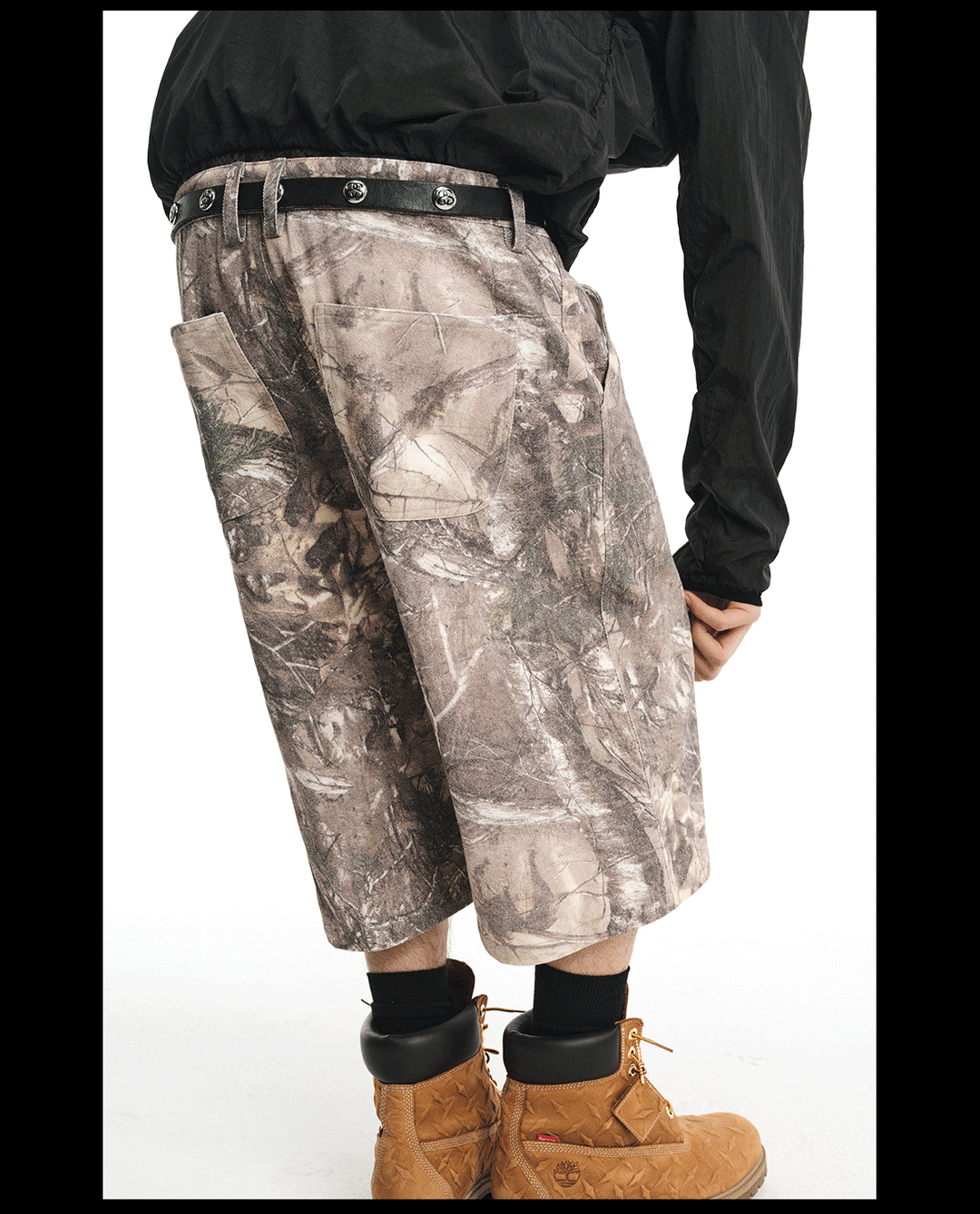 NOVACAM Tree Camouflage Work Baggy Shorts | Face 3 Face