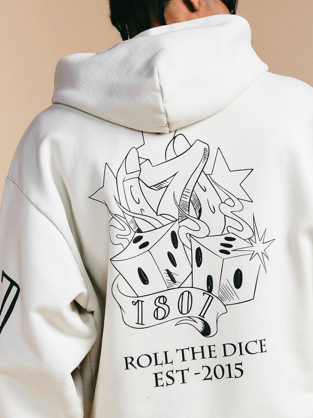 1807 ROLLTHEDICE Printed Zip Up Hoodie | Face 3 Face