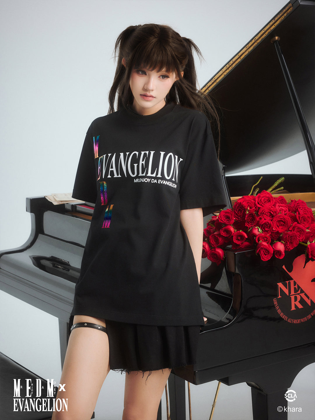 MEDM x EVA Basic Letter Logo Tee | Face 3 Face