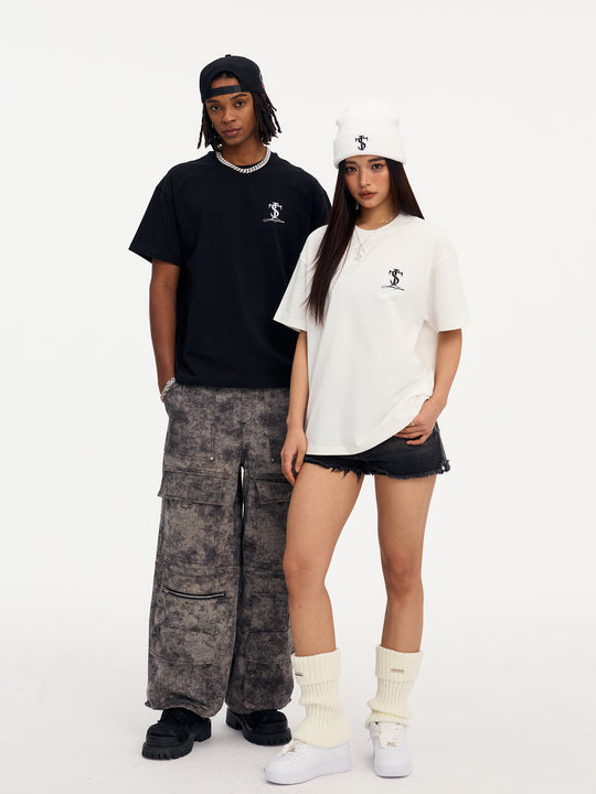 Small Town Kid Classic Logo Embroidered Small Label Tee | Face 3 Face