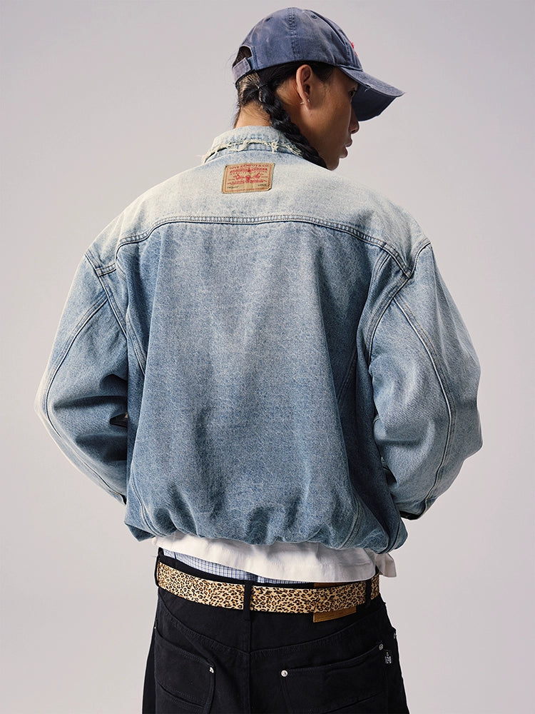 Remedy Washed Short Denim Jacket | Face 3 Face