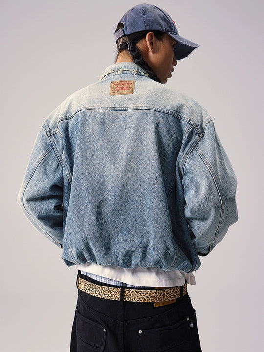 Remedy Washed Short Denim Jacket | Face 3 Face