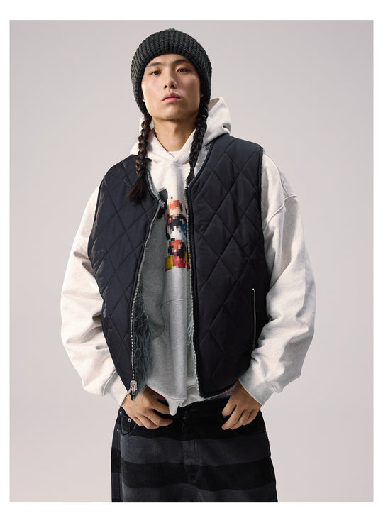Remedy Fleece Quilted Reversible Vest | Face 3 Face