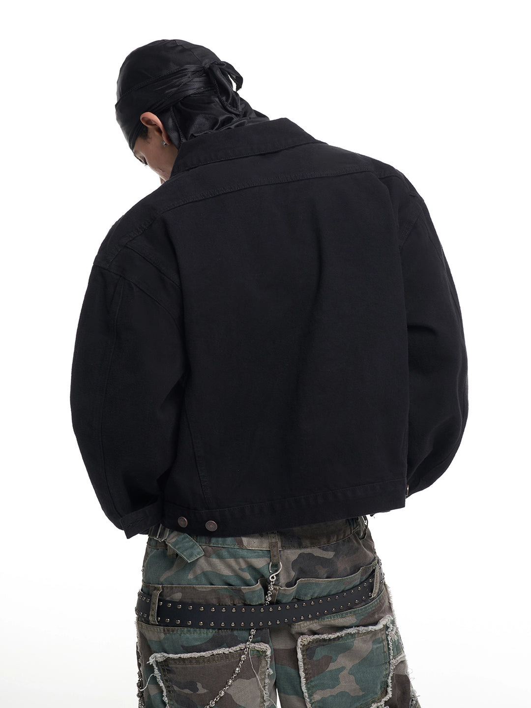 F3F Select Tough Black Denim Jacket | Face 3 Face